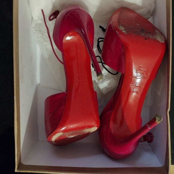 CHRISTIAN LOUBOUTIN So Kate 120 patent-leather pumps | NET-A  Christian Louboutin Aketata 120 Patent in Rose